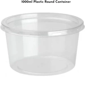 1000ML PLASTIC ROUND CONTAINER