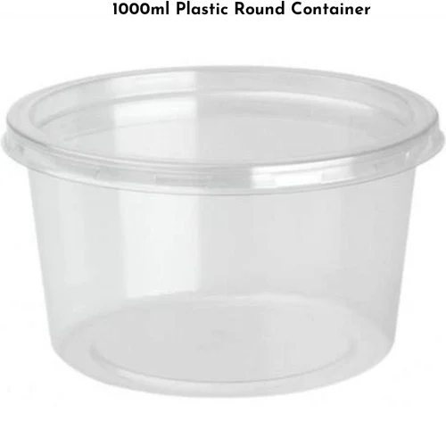 1000ML PLASTIC ROUND CONTAINER