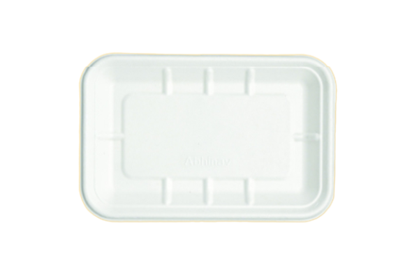 2D BIO RECTANGLE TRAY (WHITE)