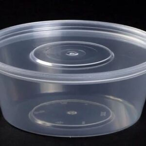 2oz ROUND HINGED CONTAINER