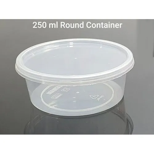 250ML PLASTIC ROUND CONTAINER