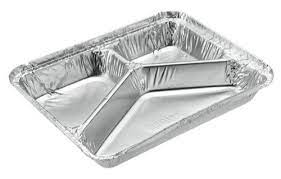 3 COMPARTMENT ALUMINIUM FOIL CONTAINER