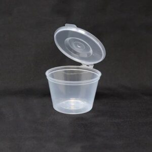 4oz ROUND HINGED CONTAINER