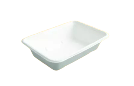 500ML RECTANGLE CONTAINER BIO (WHITE)