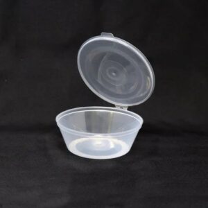 6oz ROUND HINGED CONTAINER