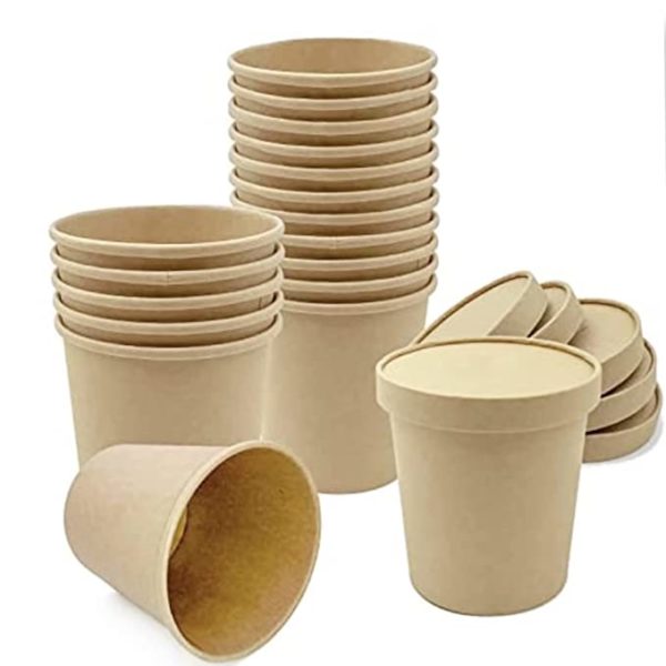 750ML ROUND KRAFT CONTAINER