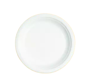 6″ ROUND BIO PLATE (WHITE)