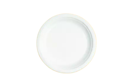 6″ ROUND BIO PLATE (WHITE)