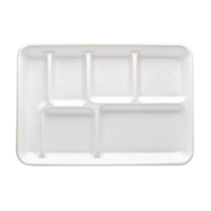 6 COMPARTMENT MEAL TRAY