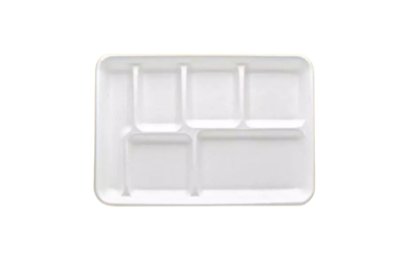 6 COMPARTMENT MEAL TRAY