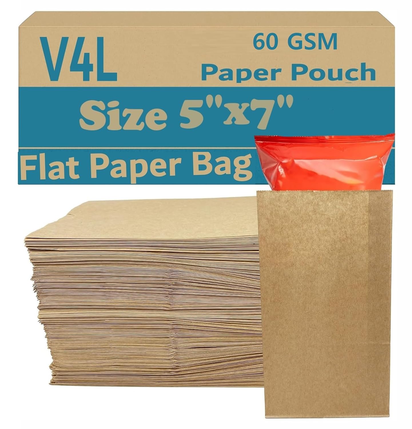 NO-1 PAPER HANDLE CARRY BAG (5*7INCH)