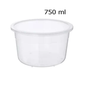 750ML PLASTIC ROUND CONTAINER