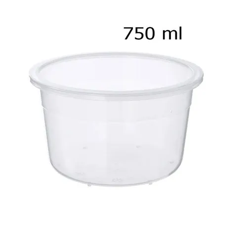 750ML PLASTIC ROUND CONTAINER