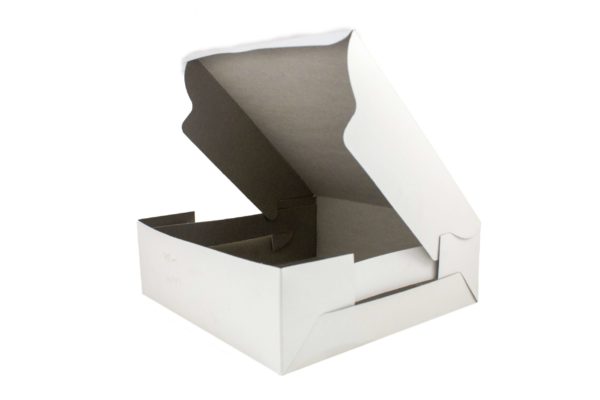 CAKE BOX WHITE (9 x 9 x 3)