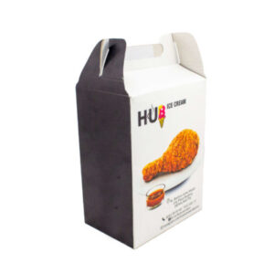 CUSTOMIZABLE CARD BOARD BOX WITH HANDLE