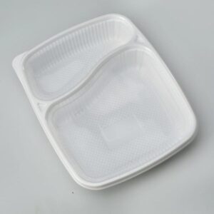 2 COMPARTMENT MEAL TRAY