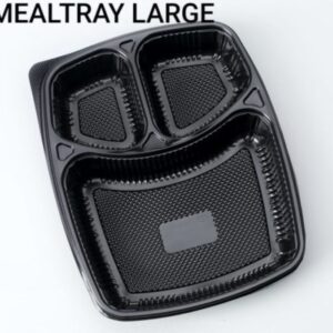 3 COMPARTMENT MEAL TRAY-LARGE