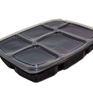 6 COMPARTMENT MEAL TRAY
