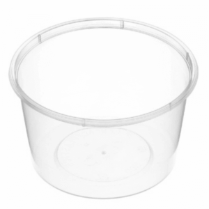 600ML PLASTIC ROUND CONTAINER